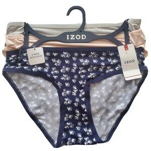 3 Pair IZOD Bikini Panties